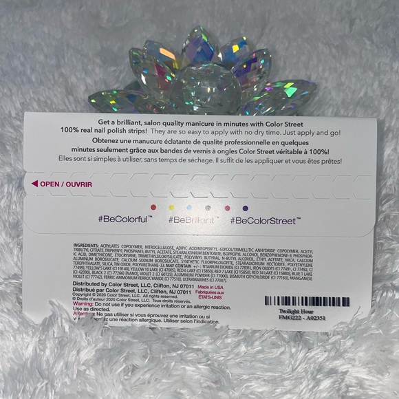 Color Street | Twilight Hour, deep blue glitter nail strips - Picture 14 of 17